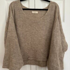 Cozy Beige Knit Sweater